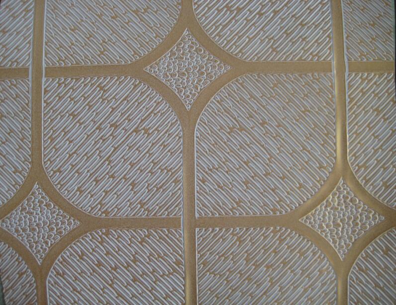 PVC gypsum ceiling tiles